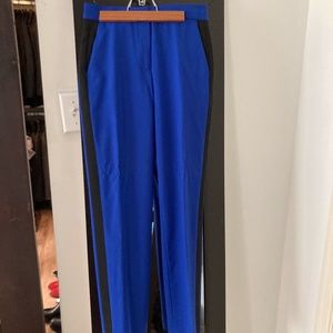 Rag & Bone Royal Blue Trouser with black racing stripe